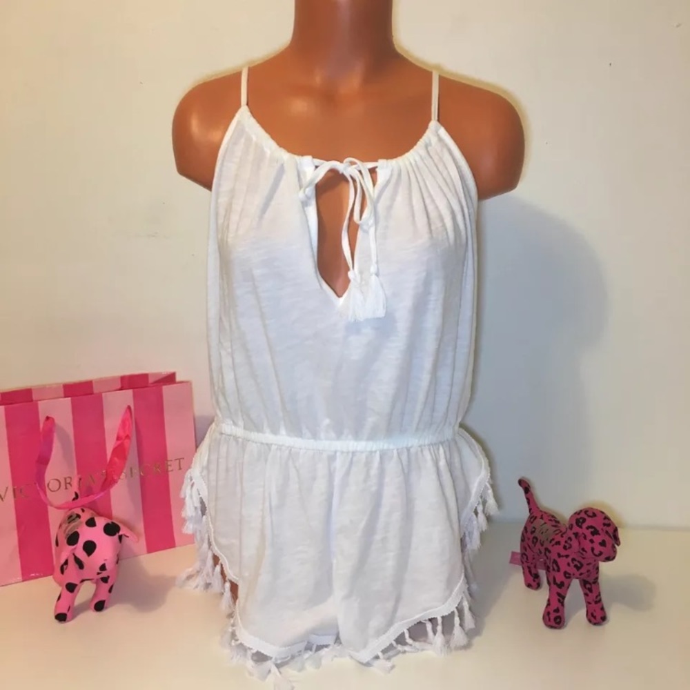 NEW VS TASSELS ROMPER COVER UP - Picture 3 of 5
