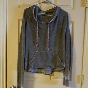 Maurices hi/low Burn out hoodie