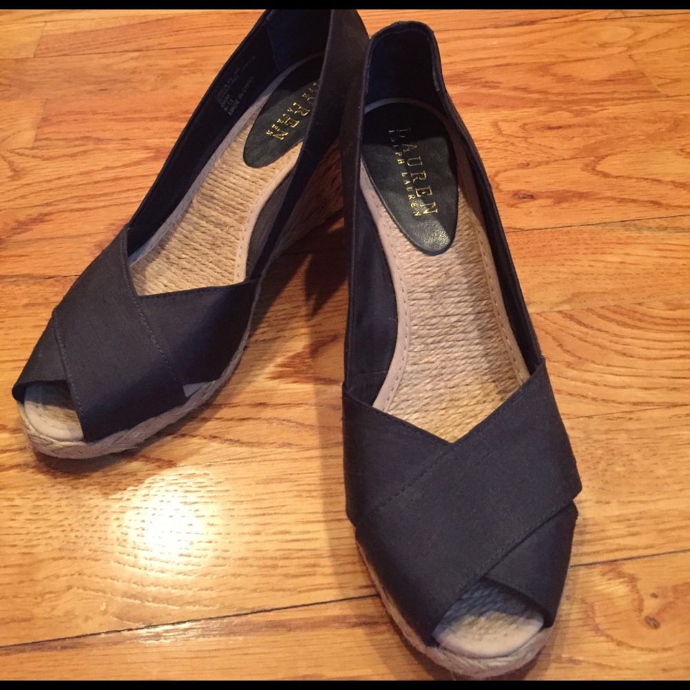 Ralph Lauren Espadrille Wedges