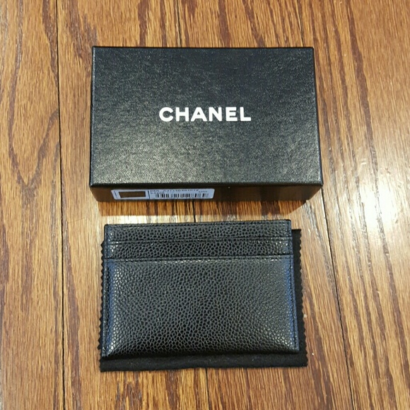 *sold* Chanel Caviar Card Holder / Card Case - Picture 2 of 4