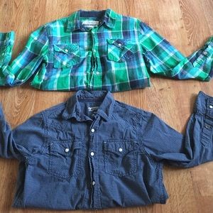 Boys pearl snap shirts