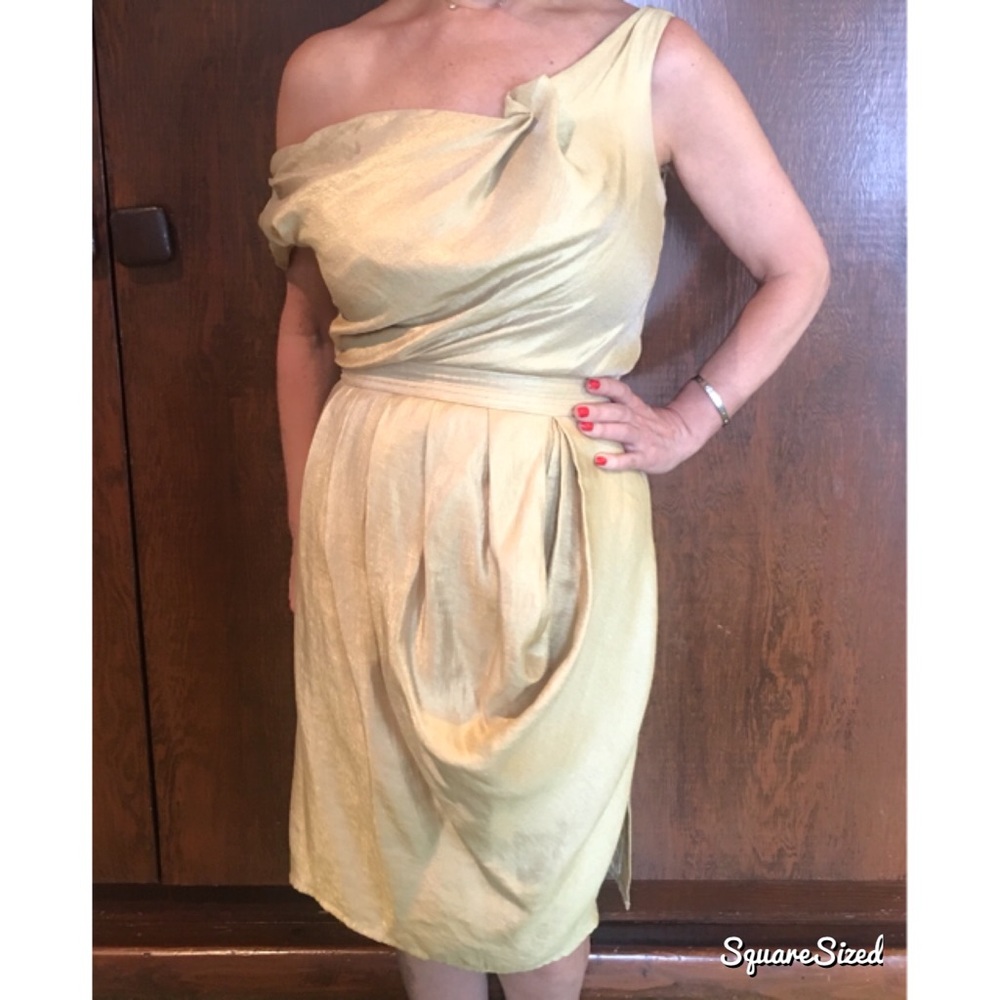 Project D, GOLD cocktail dress UK sz 10, US sz 6