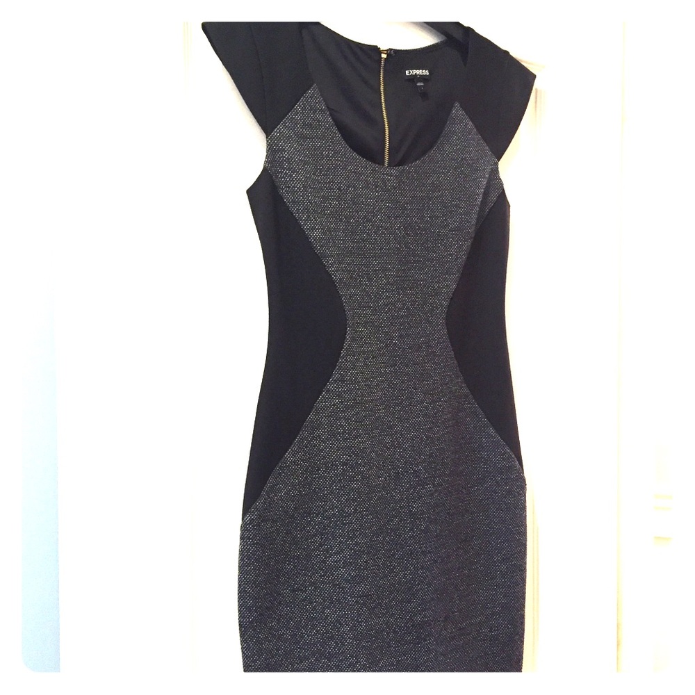 Express Hourglass Block Dress
