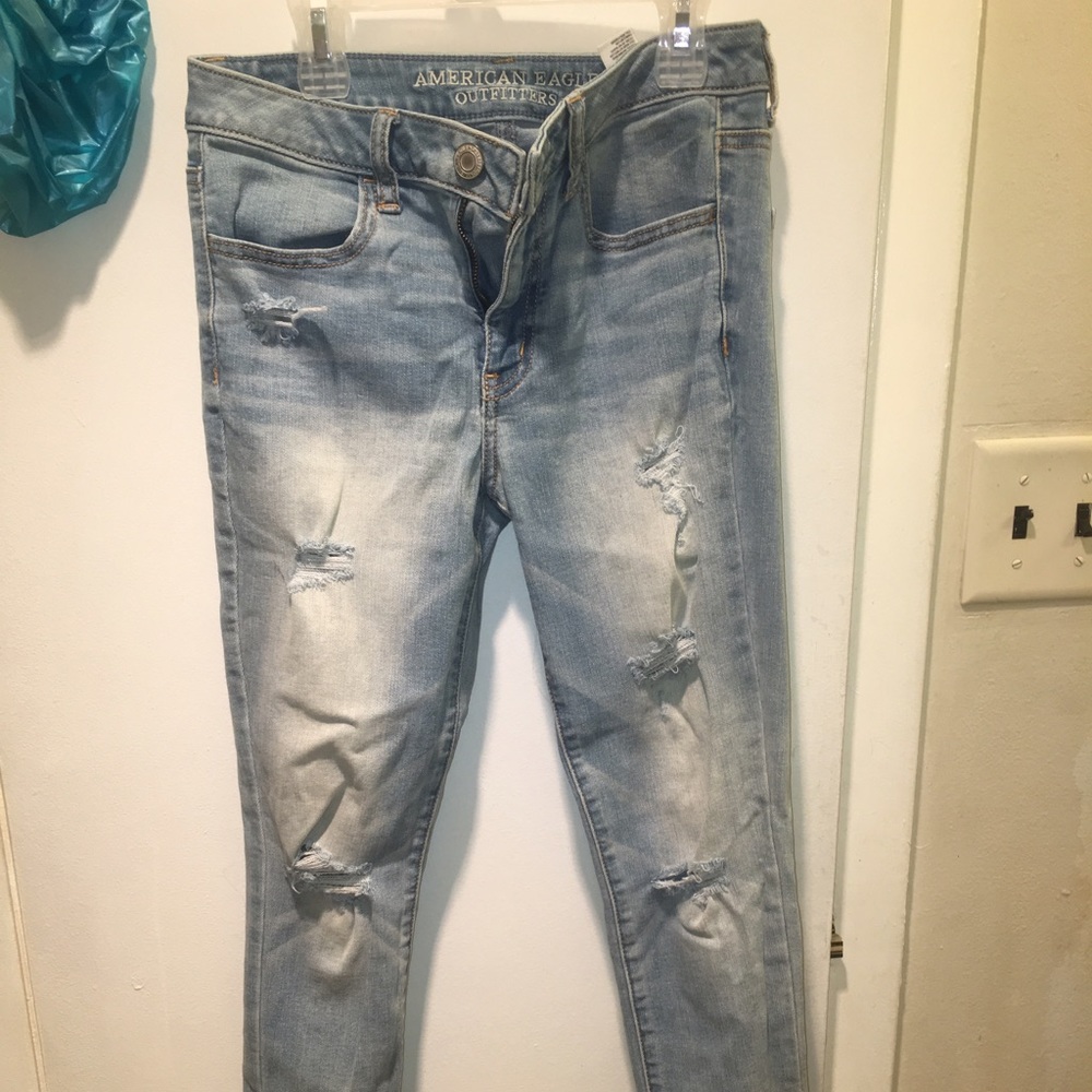 American eagle high waisted stretch jeans