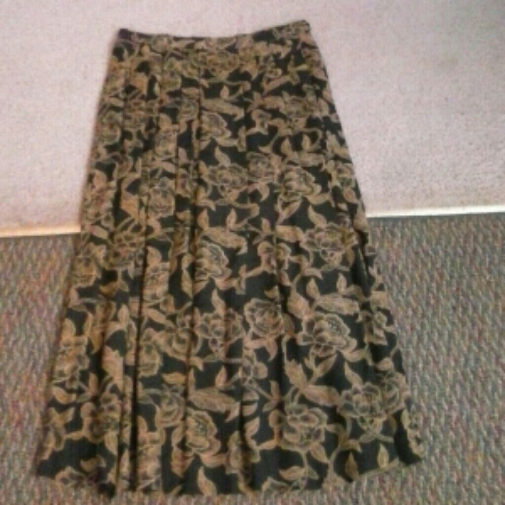Vintage Kasper snd Company Floral Skirt