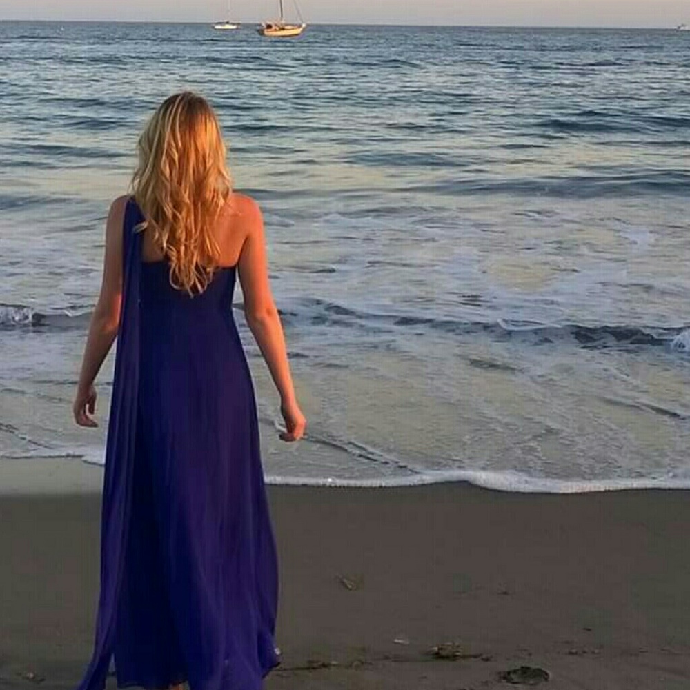 Romantic blue formal