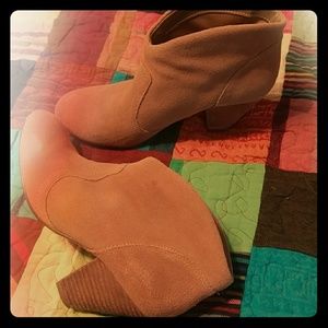 Nude booties