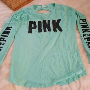 Pink long sleeve top