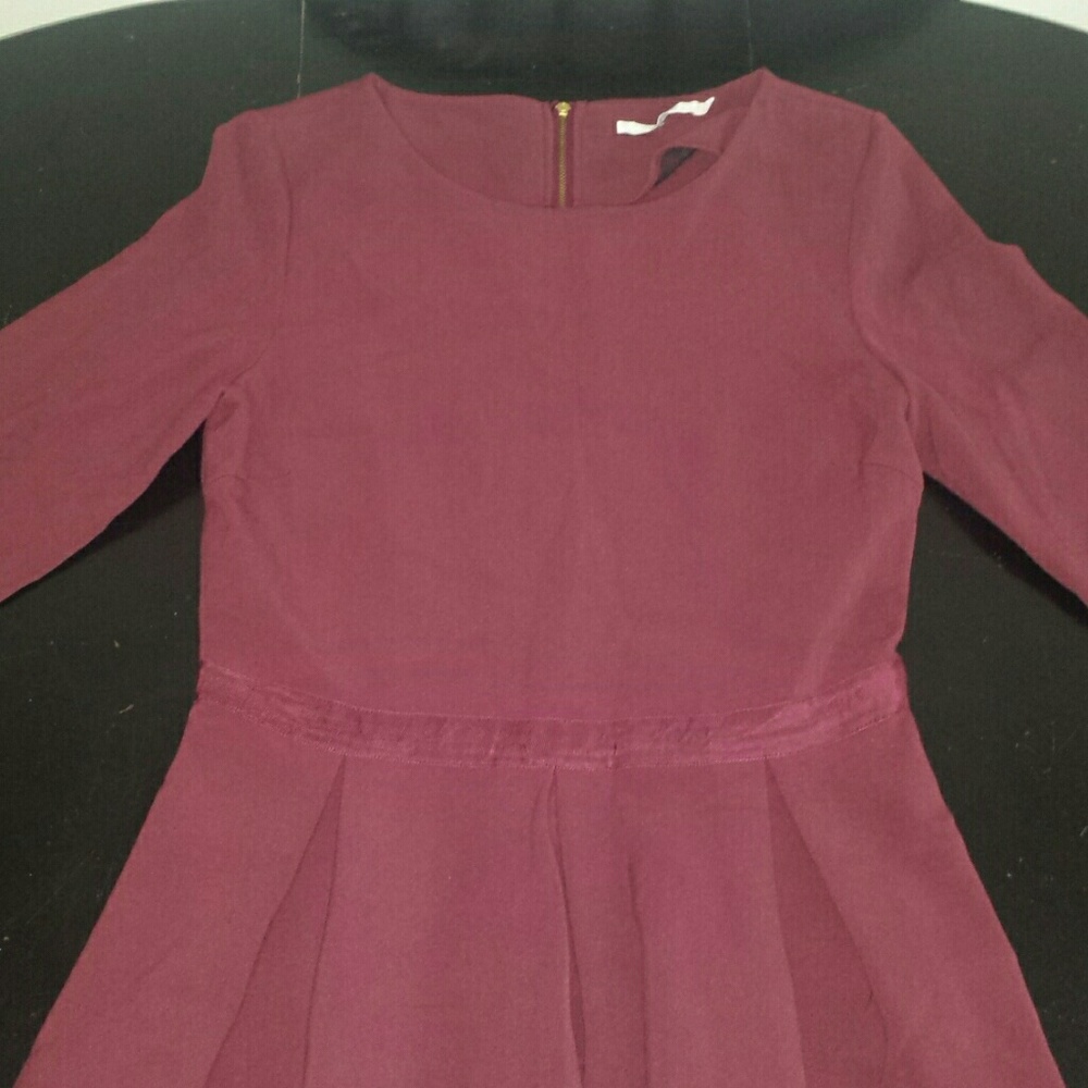Bordeaux colored dress from France