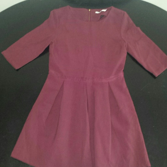 Bordeaux colored dress from France - Picture 2 of 4