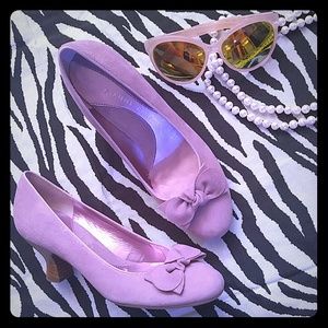 Gianni Bini Pink Suede Shoes