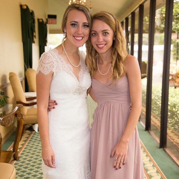 Alfred Angelo Style 7289L Rum Pink Size 0 - Picture 3 of 4