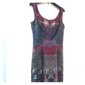 Muse Multicolor Abstract Dress