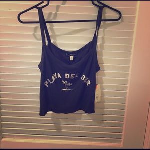 Billabong crop top tank top
