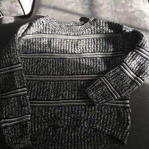 BDG black and white cotton sweater