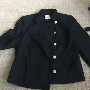 Black cropped jacket