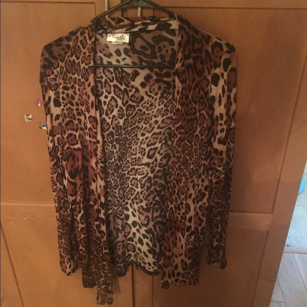 Cheetah cardigan