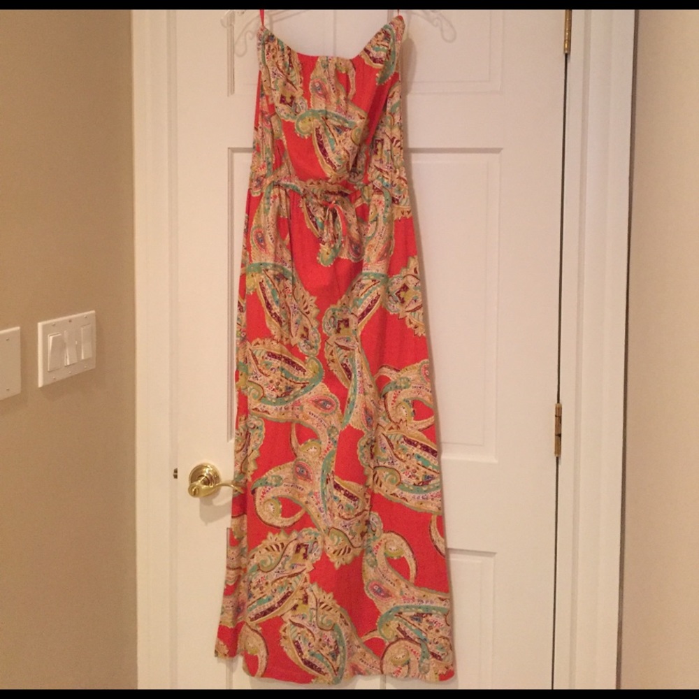 Banana Republic Maxi Strapless Dress