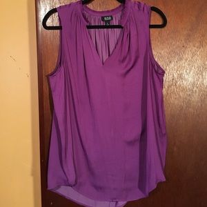 ANA purple career top XL silky tank top
