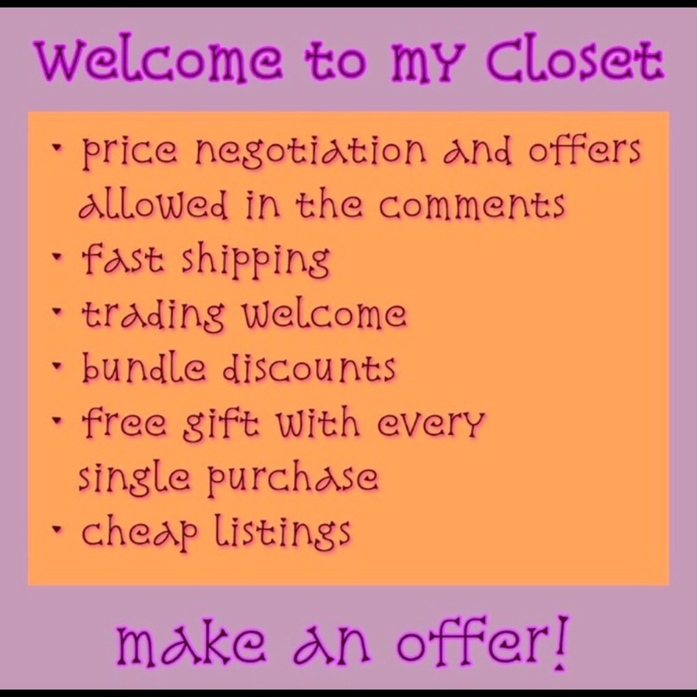 Everything in my closet must go