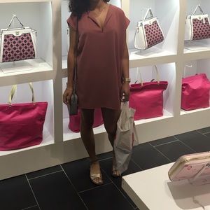 Salmon tunic dress