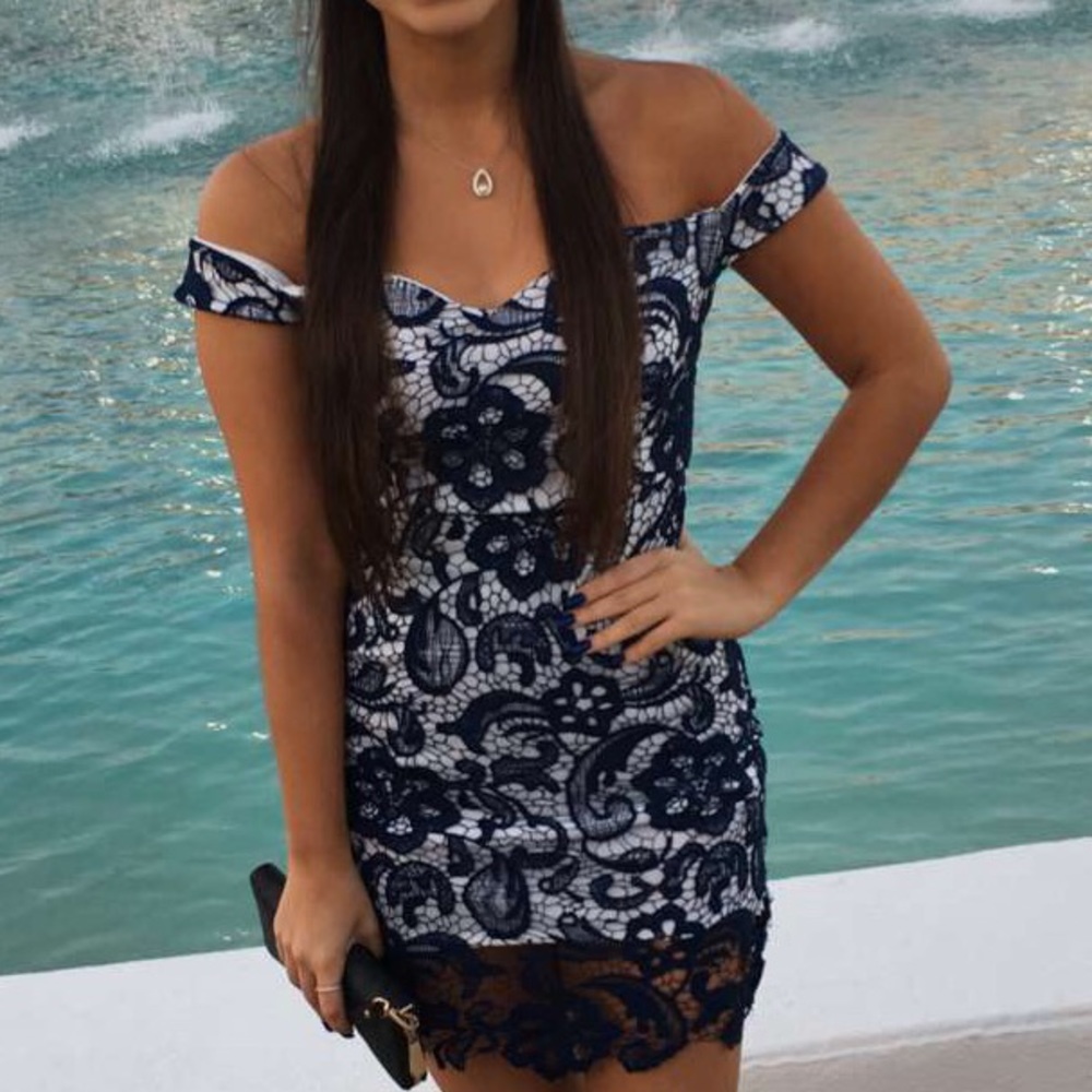 Off the shoulder dress