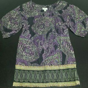 Paisley Shift Dress