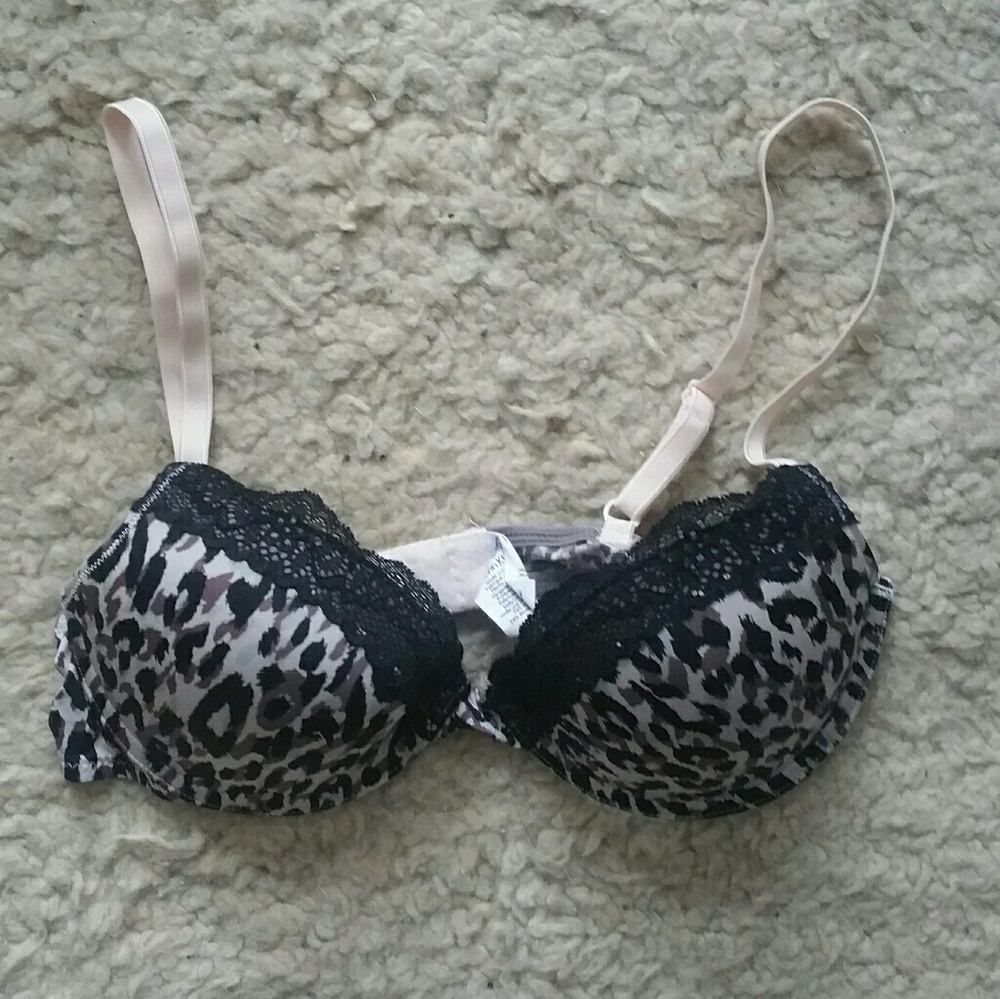 Calvin Klein leopard print Bra 34B