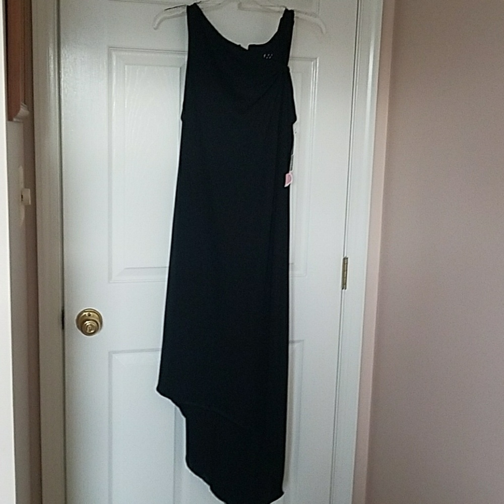 Black evening dress by David Meister size 14