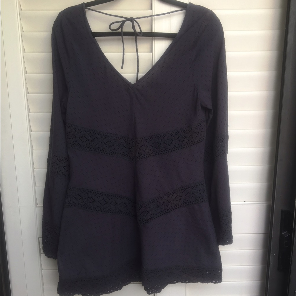 Free People grey tunic