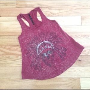 FREE W/BUNDLE! Skull Tank Top