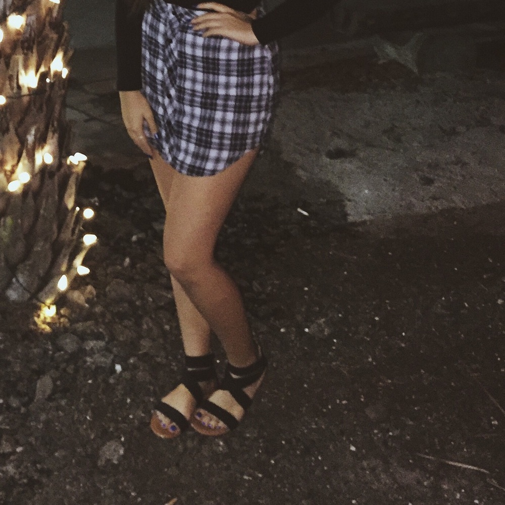 Plaid skirt