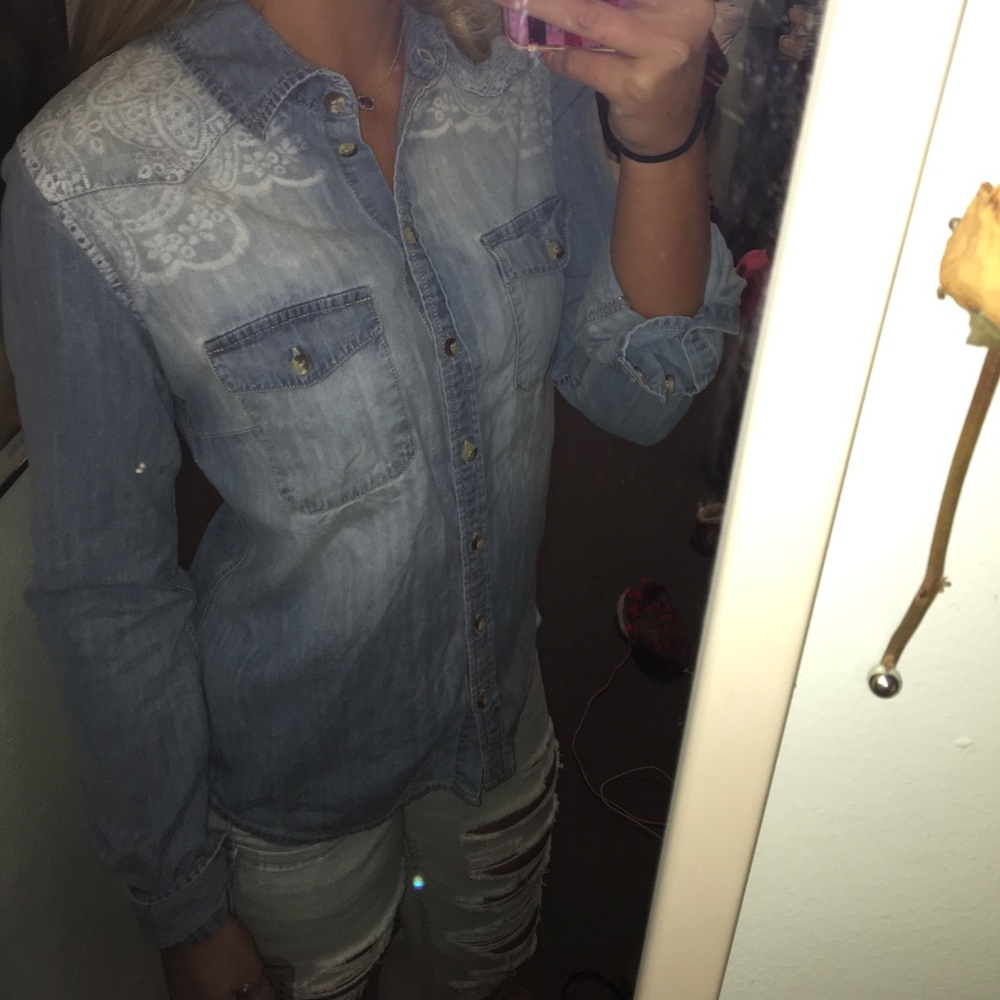 Copper Key Denim Shirt