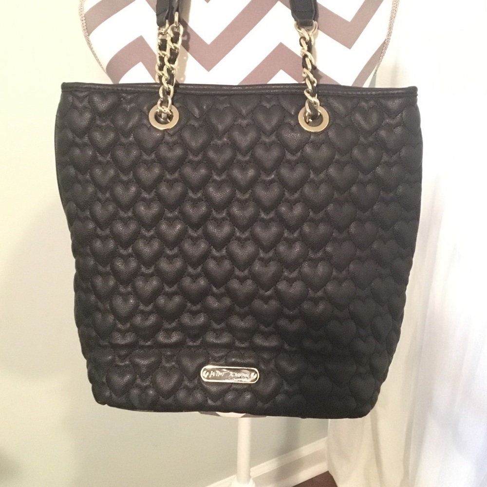 Betsey Johnson Heart Stitch Bag