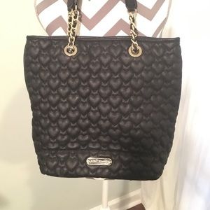 Betsey Johnson Heart Stitch Bag
