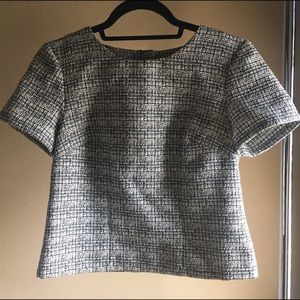 Tweed crop top
