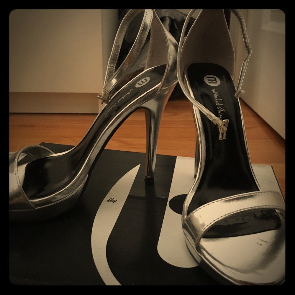 Silver heels