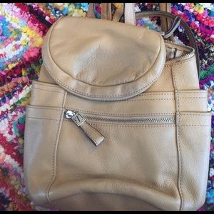 Tan tignanello backpack