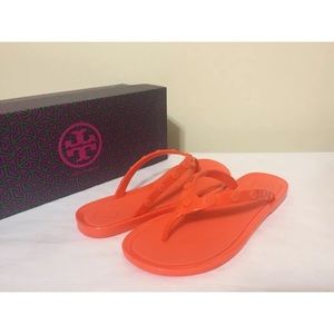 Tory Burch jelly flip flops