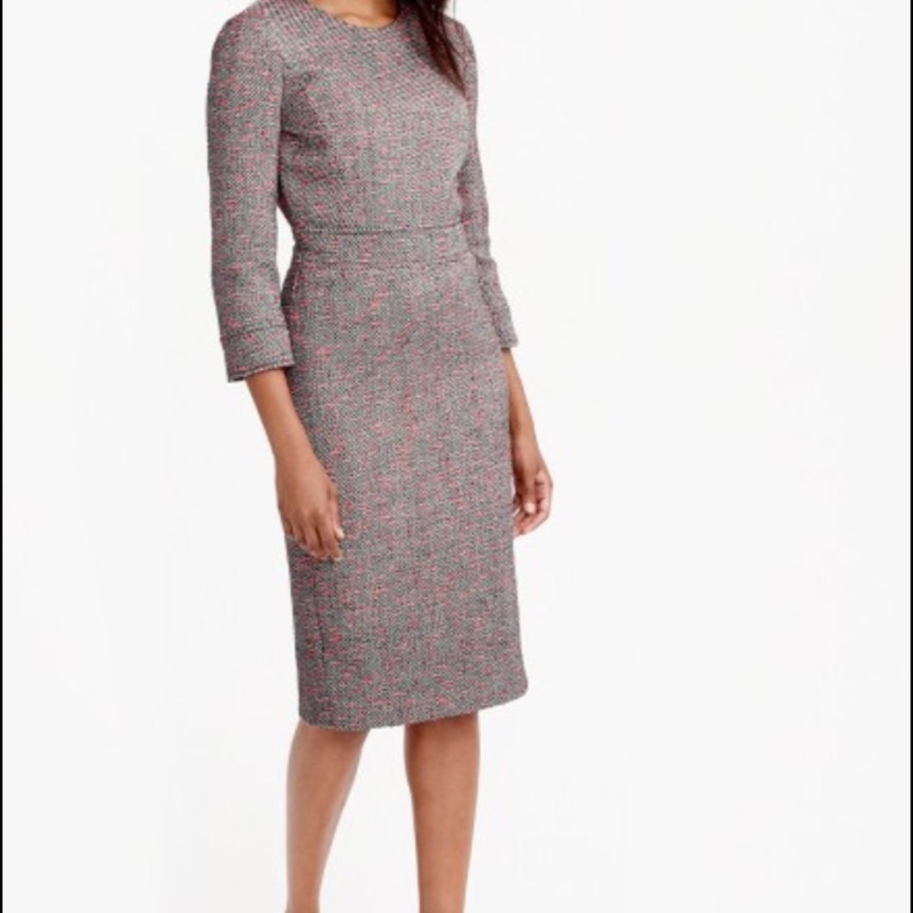 J.Crew Collection Polished Tweed dress