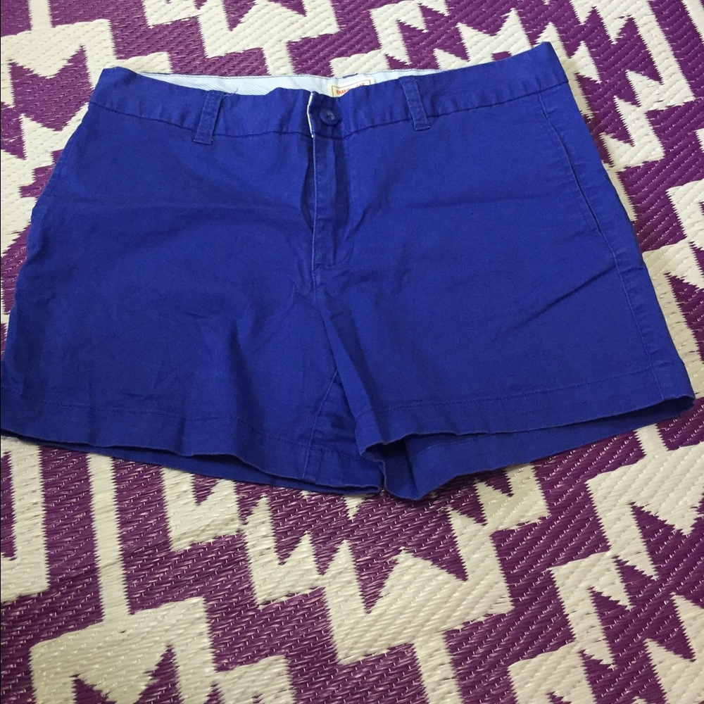 Women's GAP royal blue 4" Chino shorts Sz 6