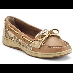 Women's Sperry Angelfish Gold Boatshoe