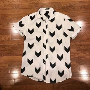 ASOS Geometric Casual Button Down