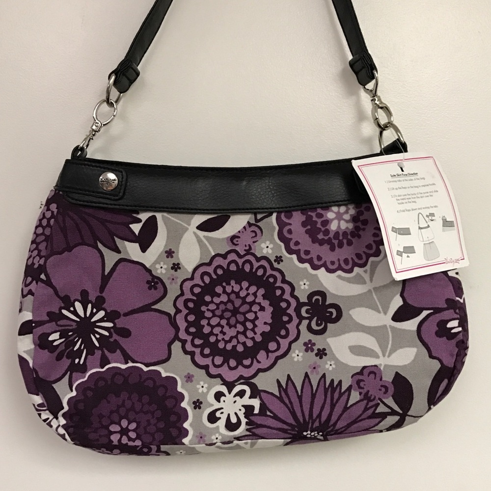 Thirty-One Suite Skirt Purse NWT black