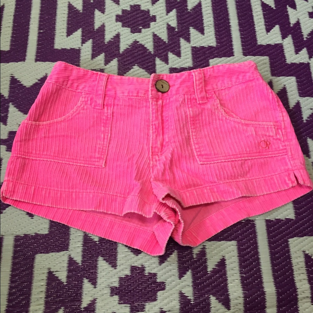 Juniors neon pink shorts Sz 9