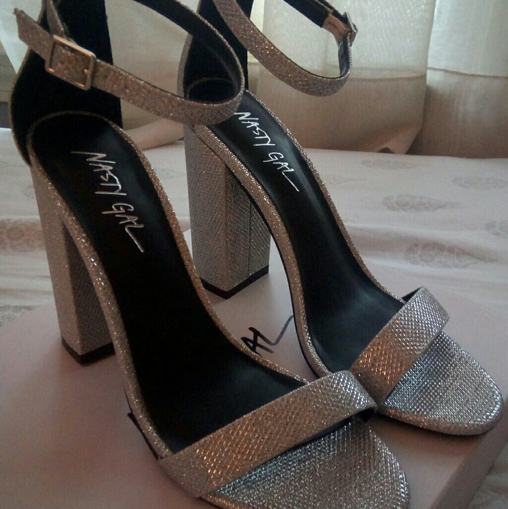 Nasty Gal strappy heels