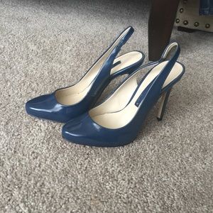 Zara sling back pumps. Offers welcome