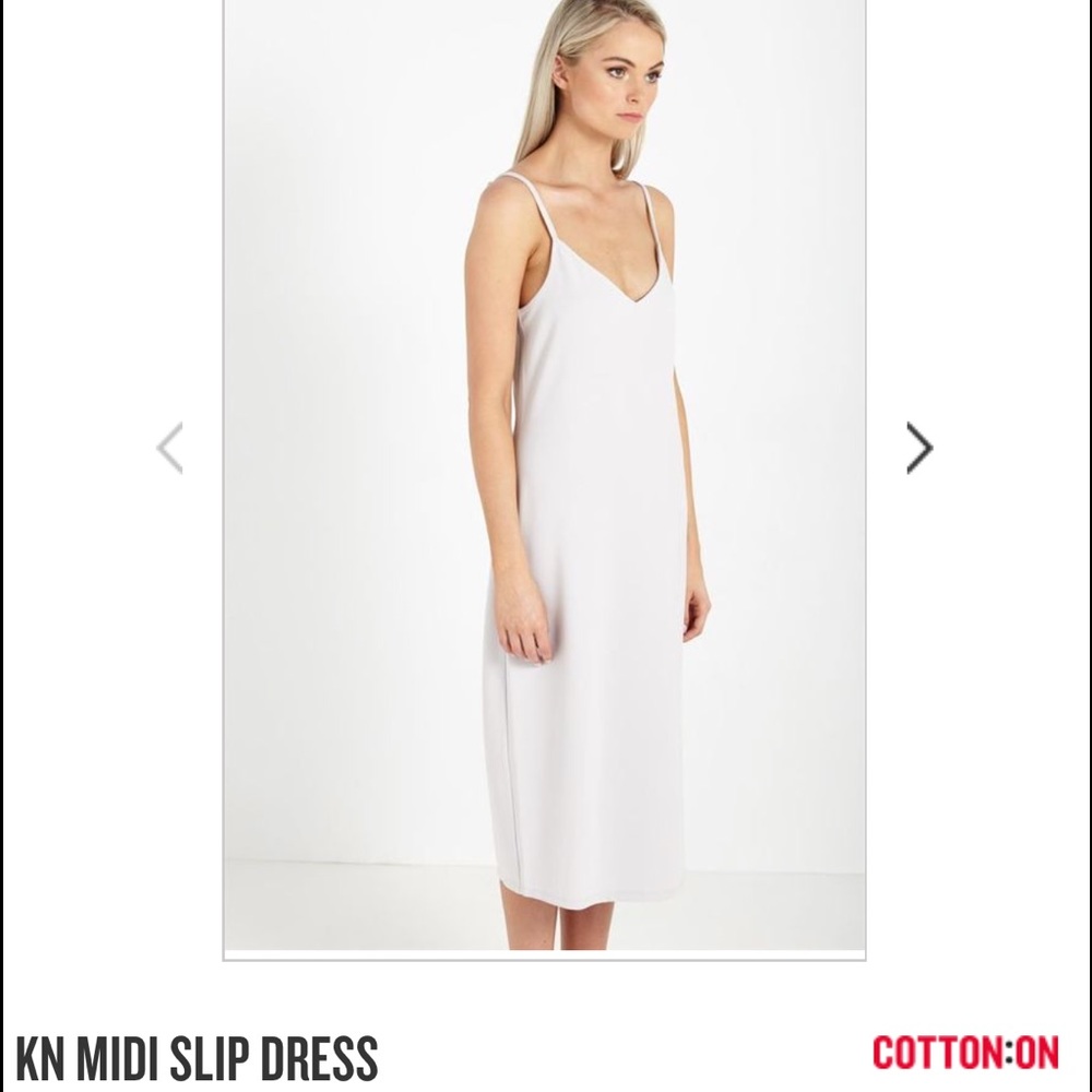 Slip Dress Light grey