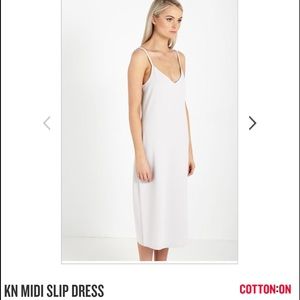 Slip Dress Light grey