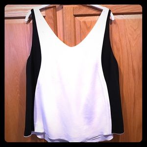 ☀️ Sale • Aritzia (Babaton) Silk Contrast Tank